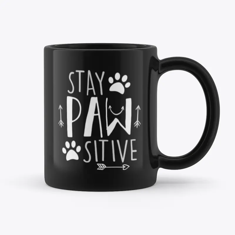 Stay Pawsitive - Arrows - Mug