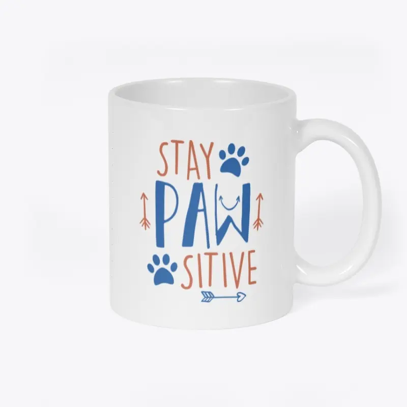 Stay Pawsitive - Arrows - Mug